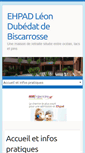 Mobile Screenshot of ehpad-biscarrosse.fr